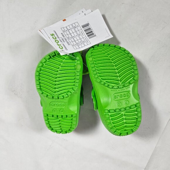 Crocs Classic I Am Dinosaur Clog Green Child Size C4 Toddler 2-3 Years Halloween - Picture 8 of 10